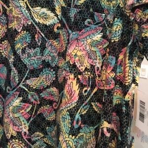 LuLaRoe floral 2xl Carly Dress